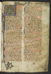 Illuminierte medizinische Handschrift